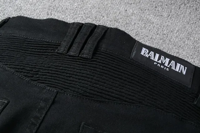 Black White Moto-Inspired Side Stripe Detail Jeans 6