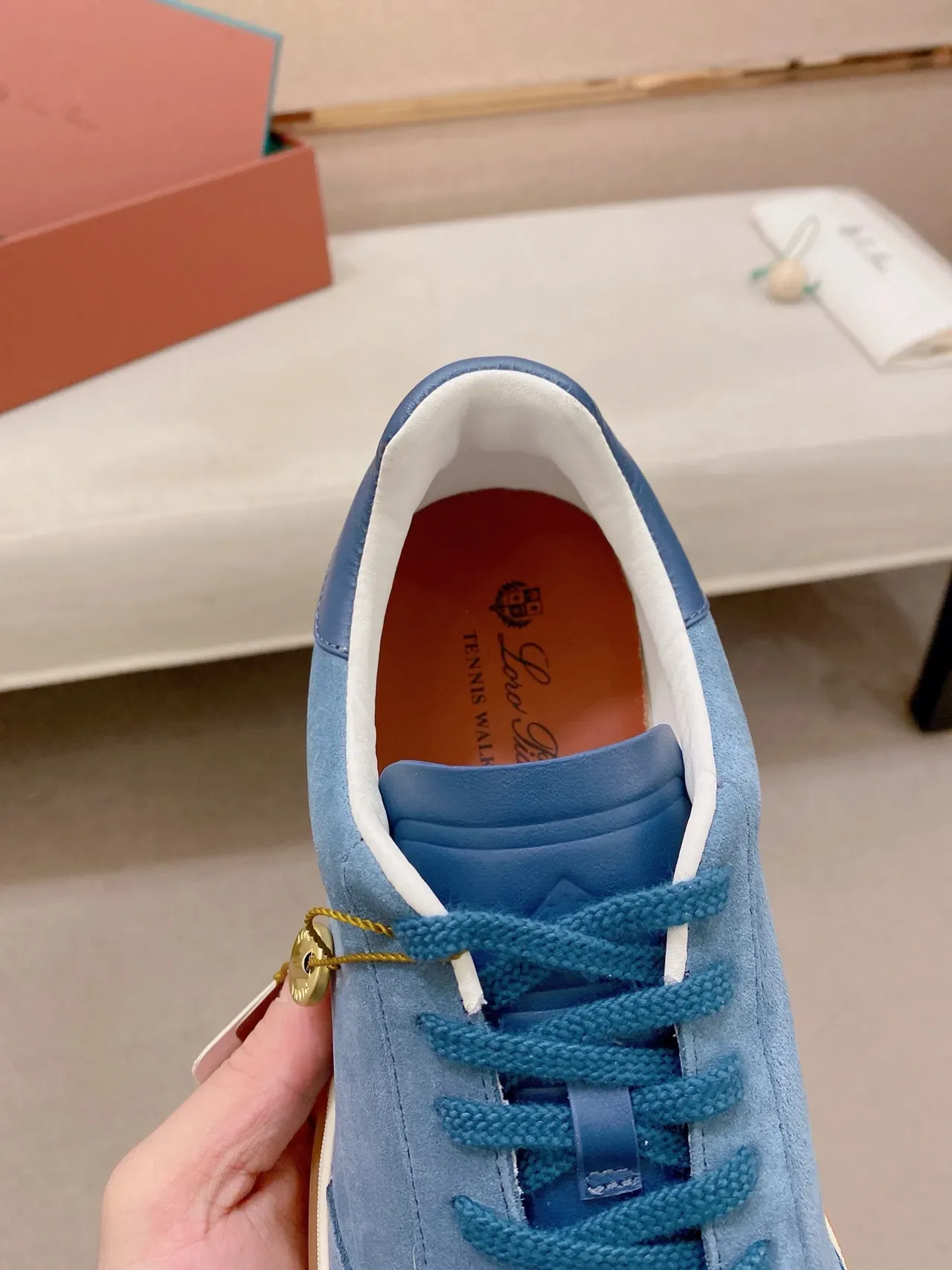Blue Suede Low-Top Lifestyle Sneaker 4