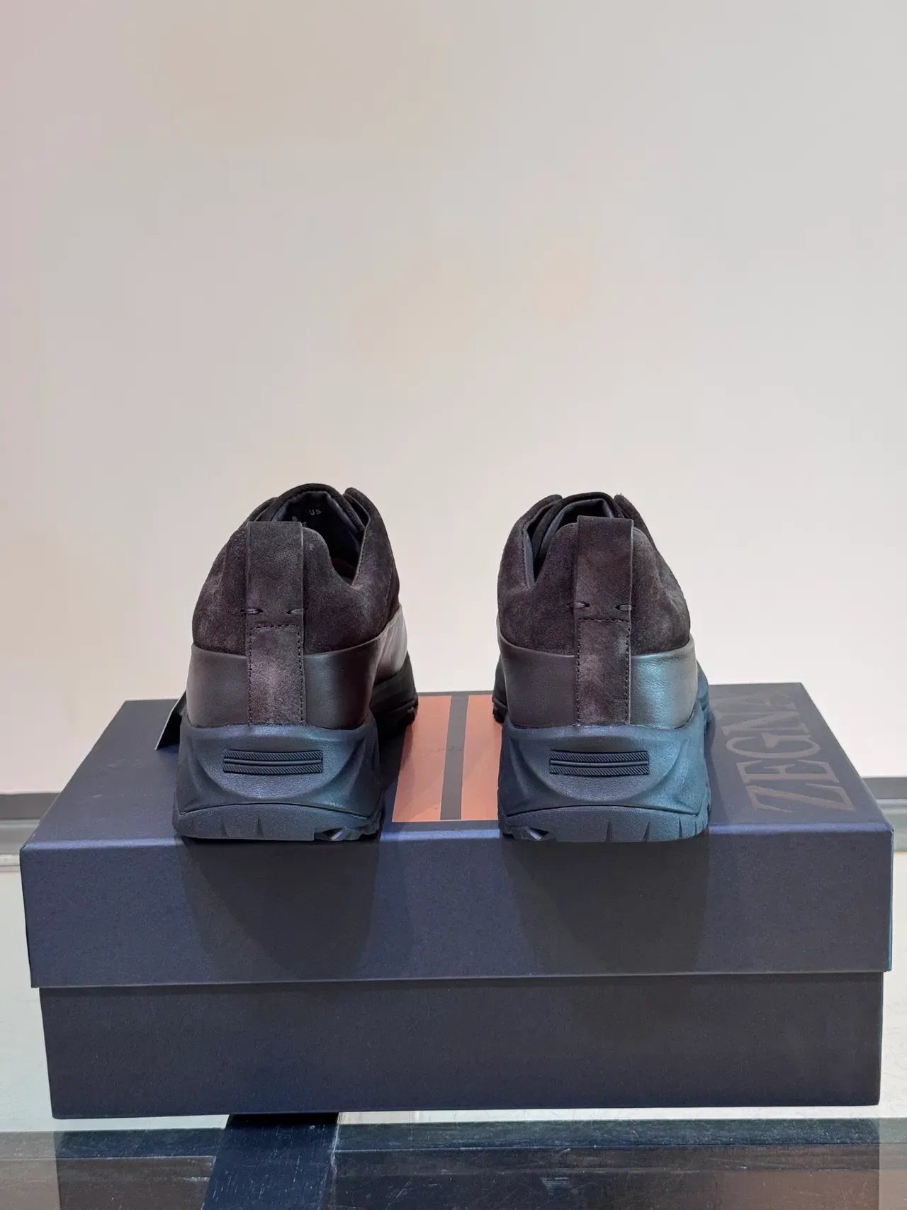 Brown Slip-On Suede Upper Sneakers 3