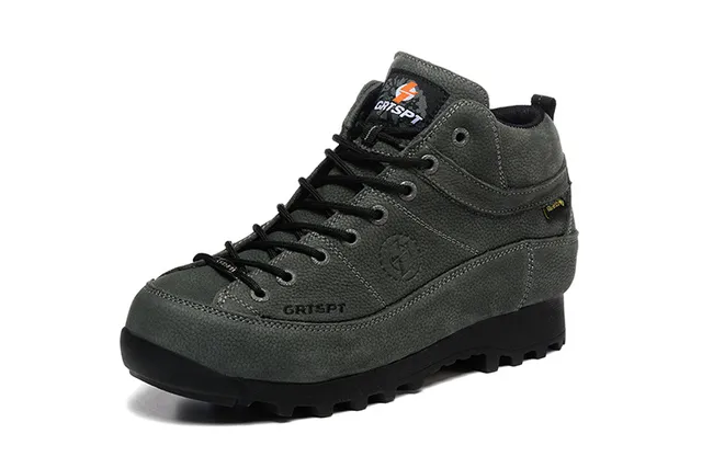 CRISPI Botas de trekking verde oliva com cadarços 3