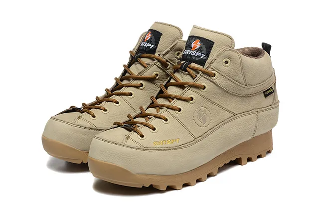 CRISPI Botas de trekking verde oliva com cadarços 13