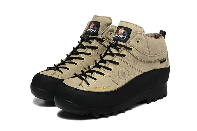 CRISPI Botas de trekking verde oliva com cadarços 22