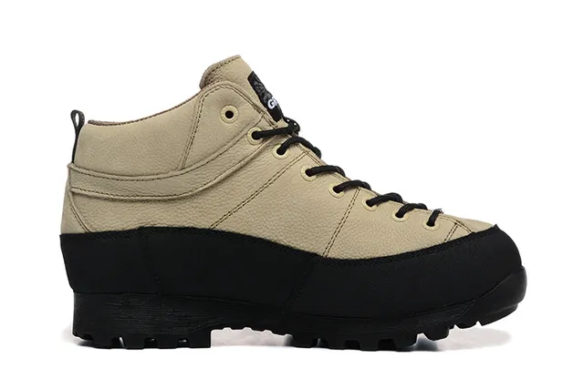CRISPI Botas de trekking verde oliva com cadarços 24
