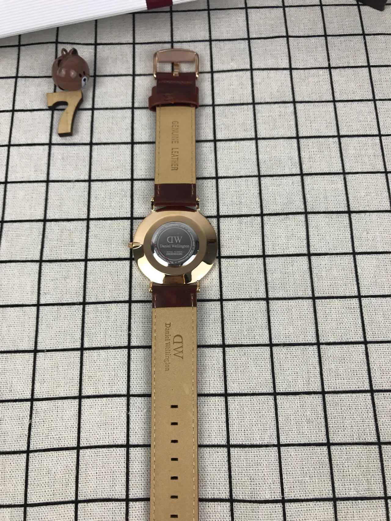Daniel Wellington Classic Minimalist Brown Leather Strap Quartz Watch 2