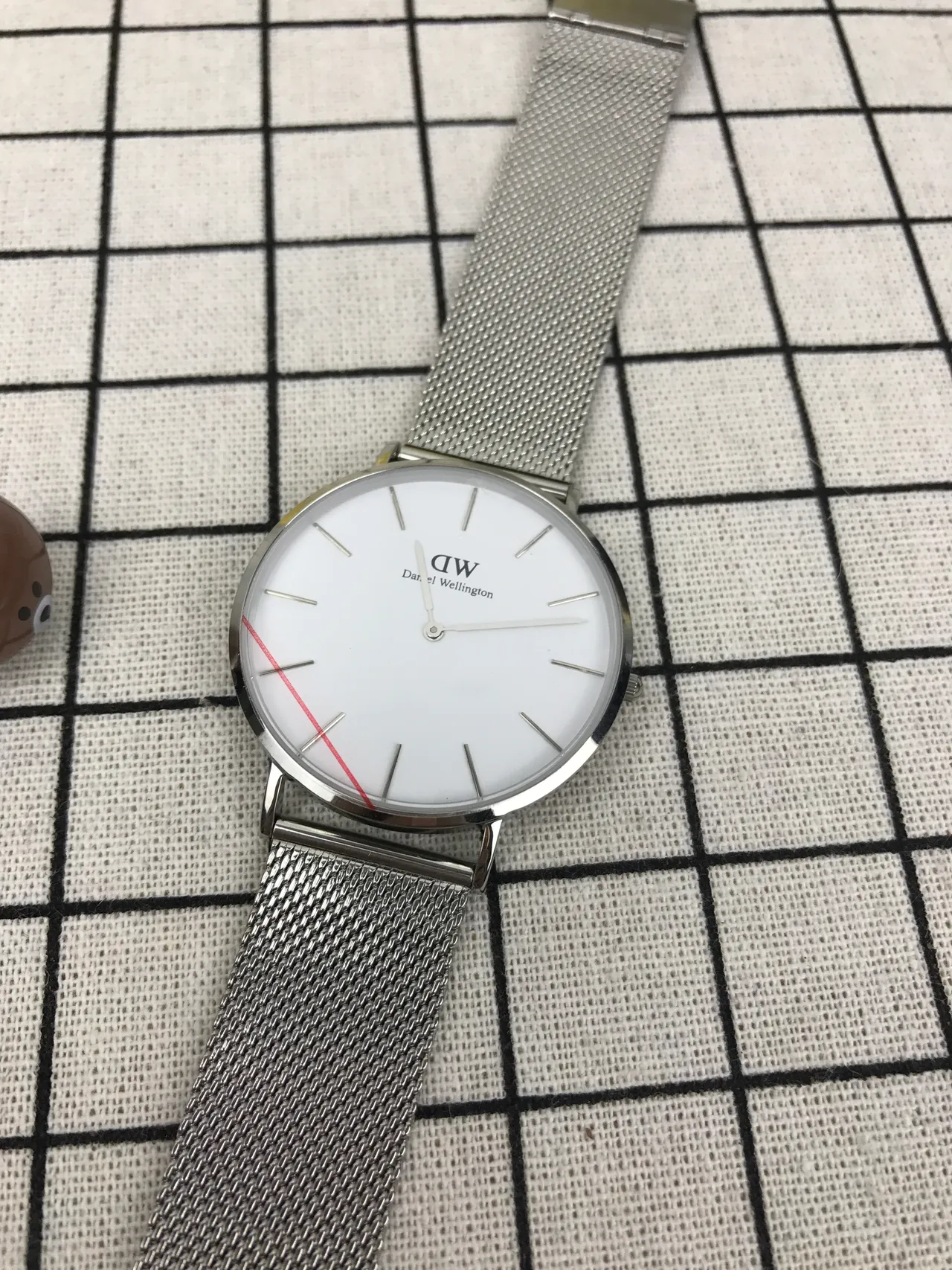 Daniel Wellington Classic Petite Silver Mesh Quartz Watch 4