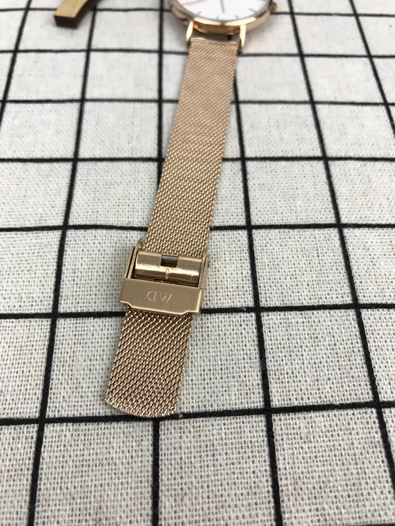 Daniel Wellington Icon Petite Rose Gold Mesh Quartz Watch 5
