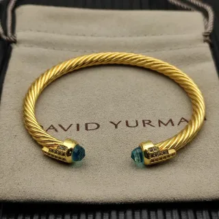 سوار David Yurman Cable Classics جيمستون تيرمينال لون ذهبي