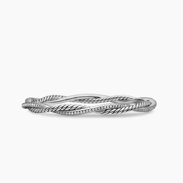 David Yurman Cable Classics Twisted Silver Bracelet 2