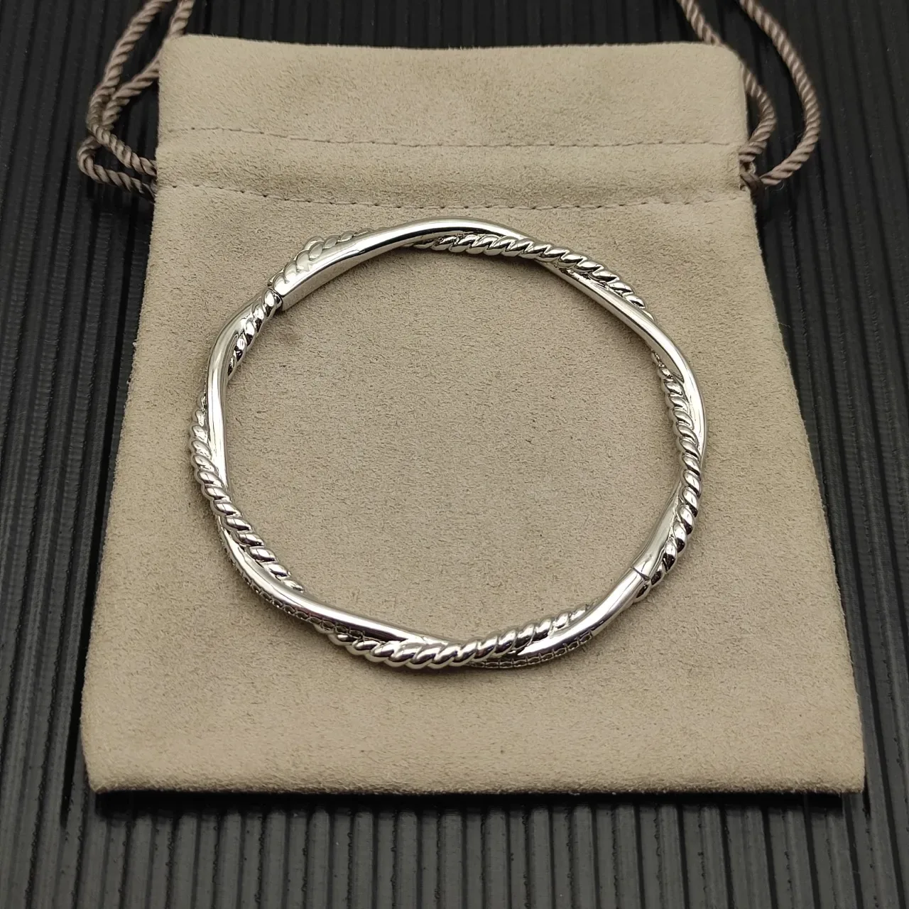 David Yurman Cable Classics Twisted Silver Bracelet 11