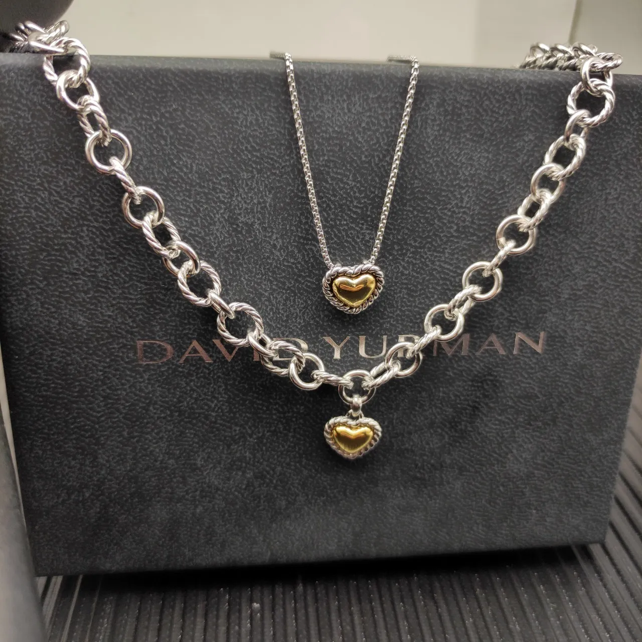 David Yurman Cable Collectibles Heart Pendant Necklace 2