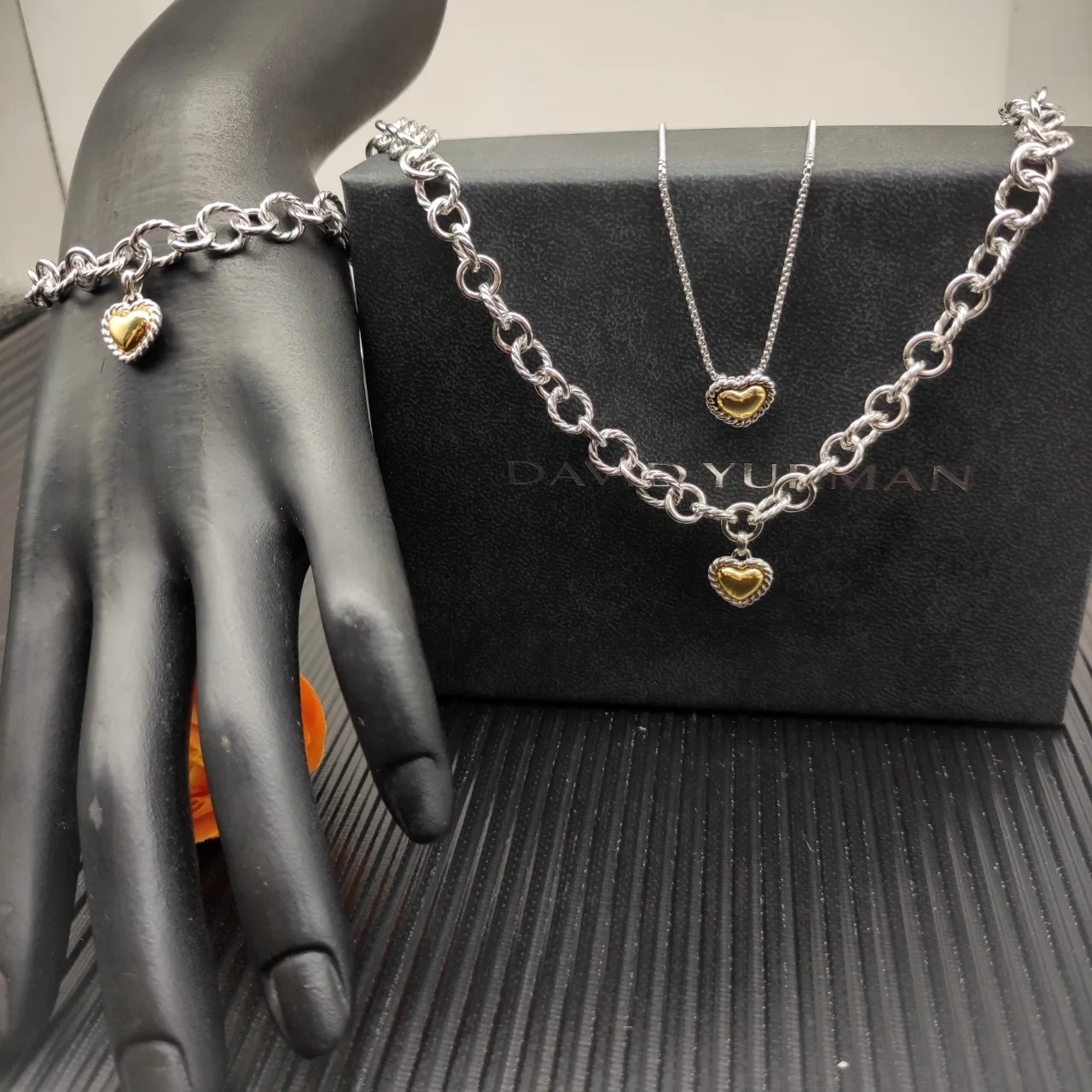 David Yurman Cable Collectibles Heart Pendant Necklace 3