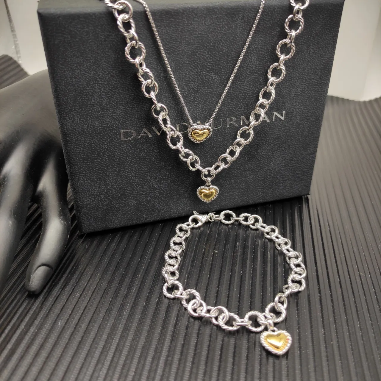 David Yurman Cable Collectibles Heart Pendant Necklace 4