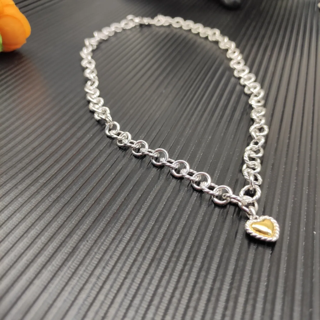 David Yurman Cable Collectibles Heart Pendant Necklace 6