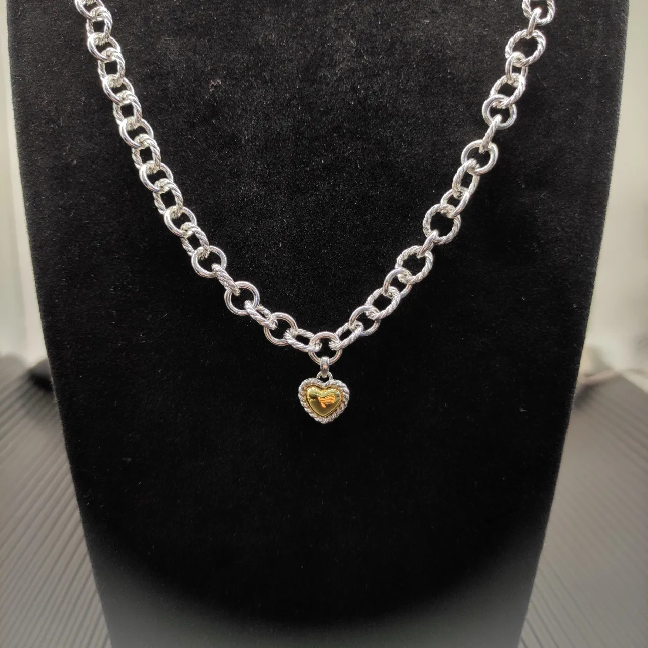 David Yurman Cable Collectibles Heart Pendant Necklace 7