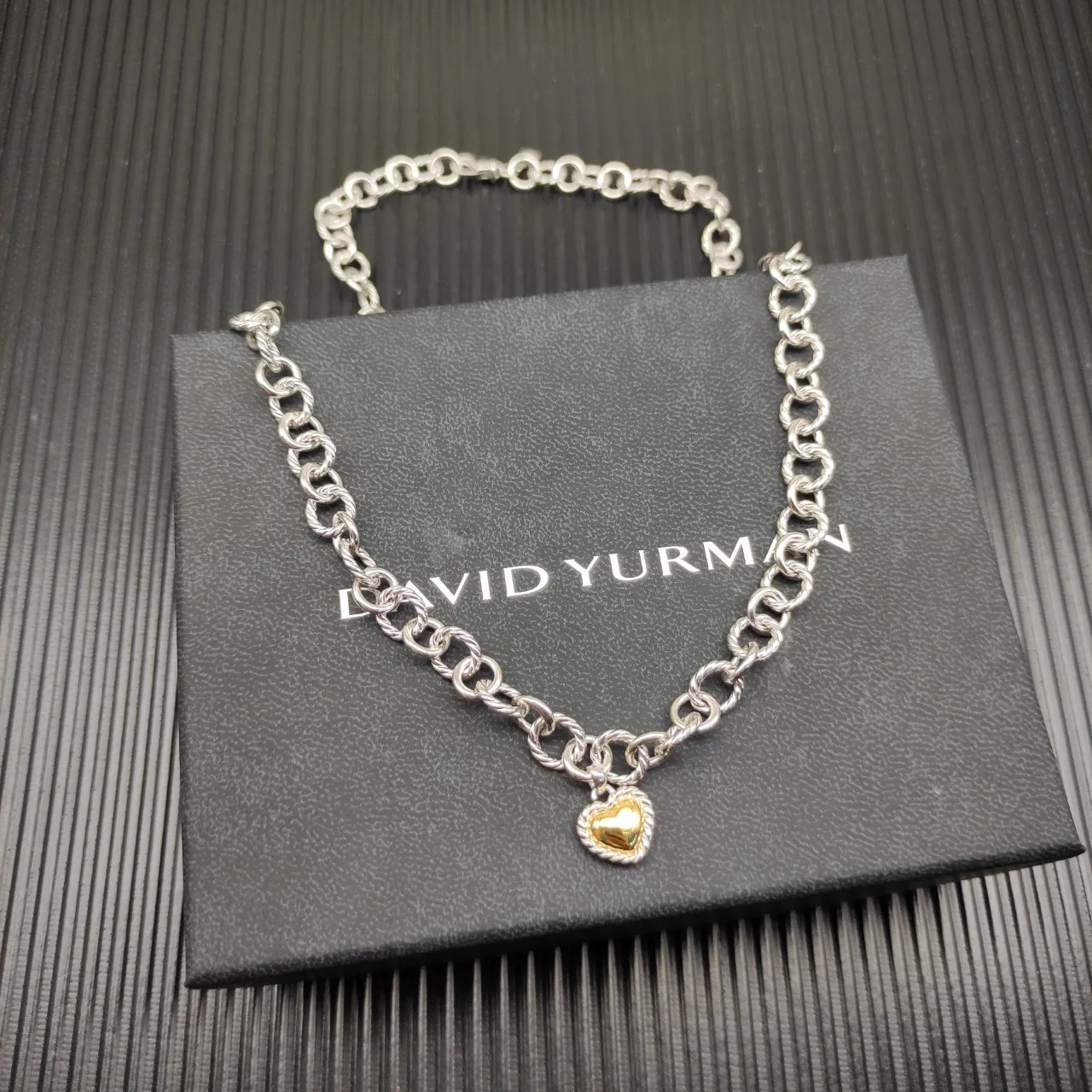 David Yurman Cable Collectibles Heart Pendant Necklace 8