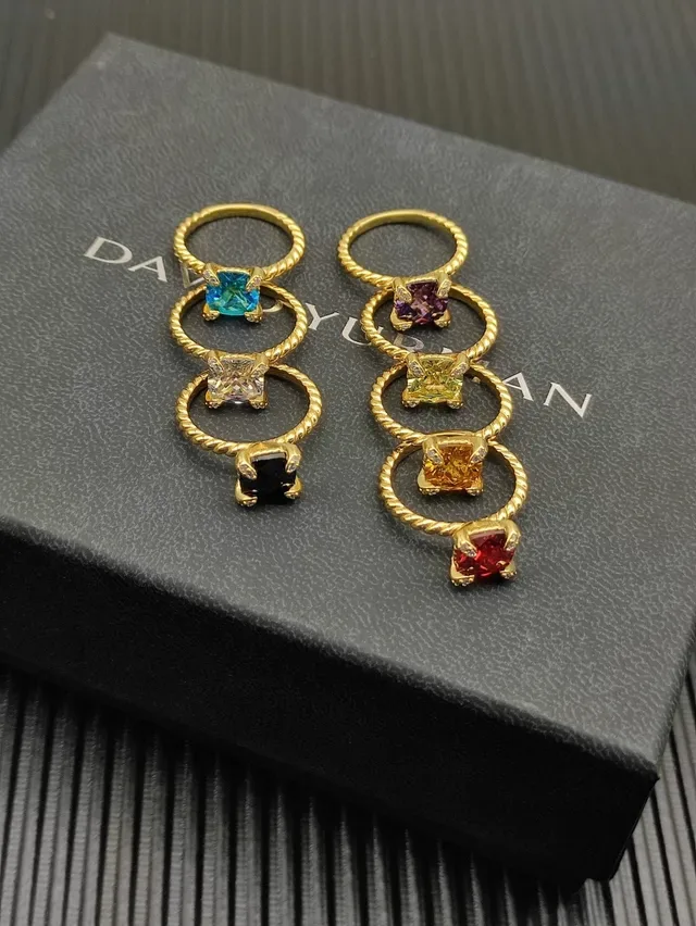 David Yurman Twisted Cable Citrine Solitaire Ring 3