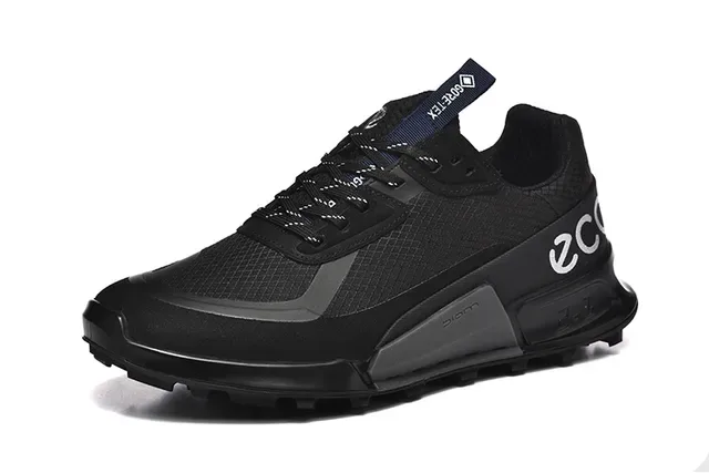 ECCO Black Mesh Lifestyle Sneakers 4