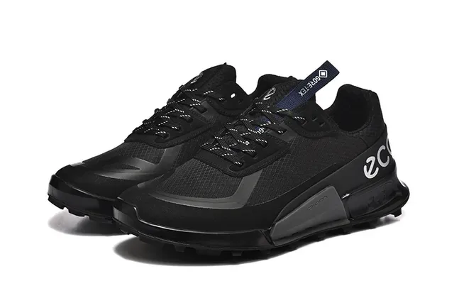 ECCO Black Mesh Lifestyle Sneakers 5