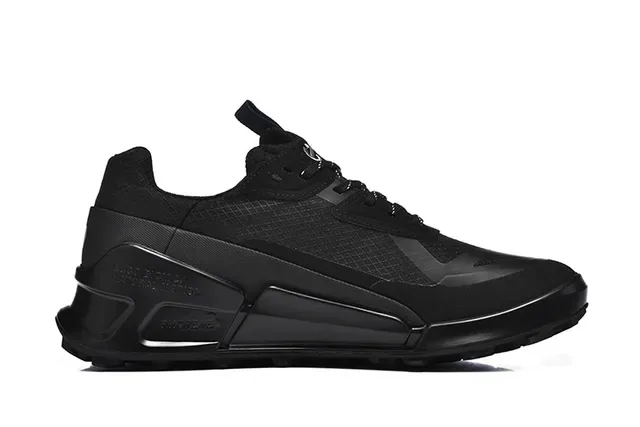 ECCO Black Mesh Lifestyle Sneakers 6
