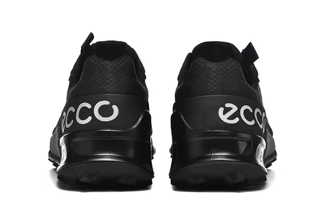 ECCO Black Mesh Lifestyle Sneakers 8