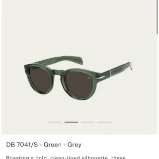 EYEWEAR by David Beckham DB 7041/S Green Grey Sunglasses
