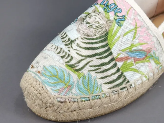 Floral Print Espadrille Boat Shoe 5