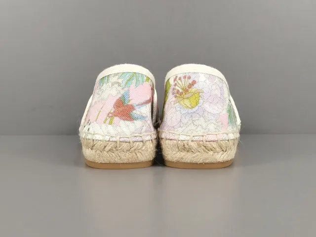 Floral Print Espadrille Boat Shoe 11