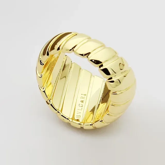 Gold Silver Rose Gold Pavé Multi-Band Chunky Rings 3