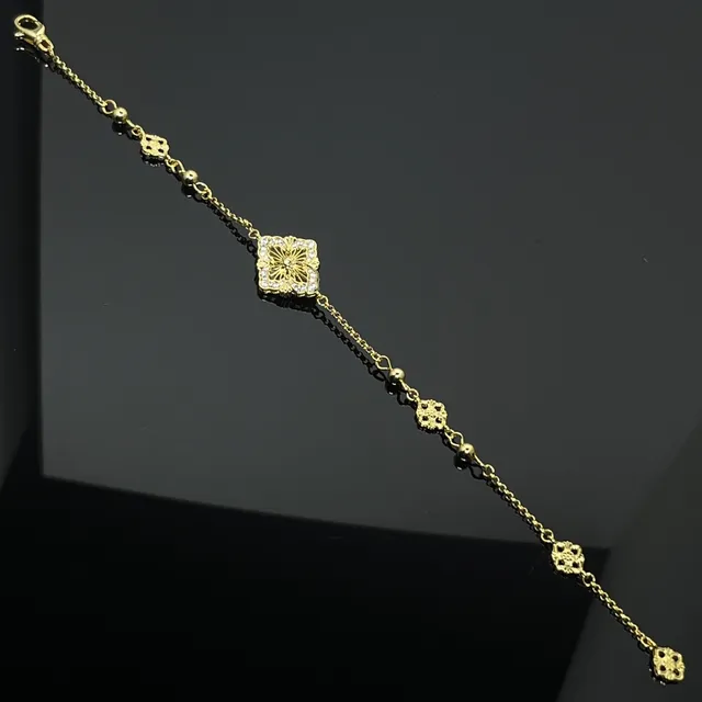 Gold-Tone Floral Quatrefoil Enamel and Mother-of-Pearl Pendant Necklaces 4