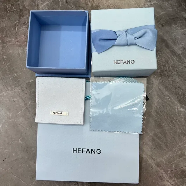GRAFF Packaging Set Dark Gray Bag and Navy Box Jewelry 7