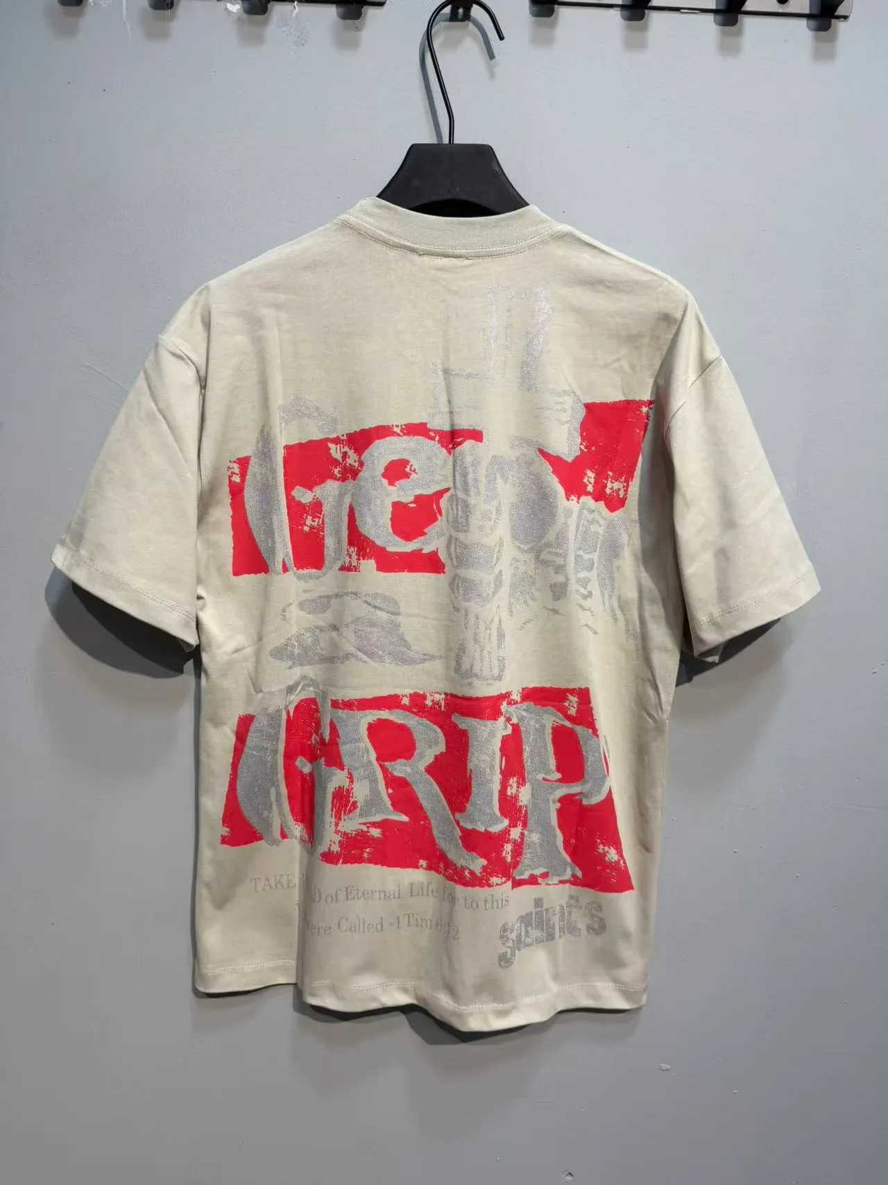 Graphic Print Crew Neck Oversized T-Shirt 11