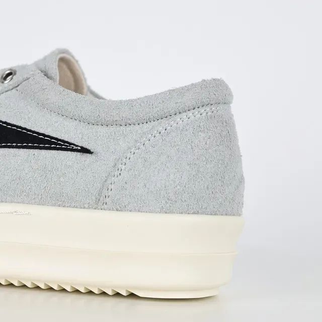 Gray Black Suede Upper Side Panel Sneakers 4