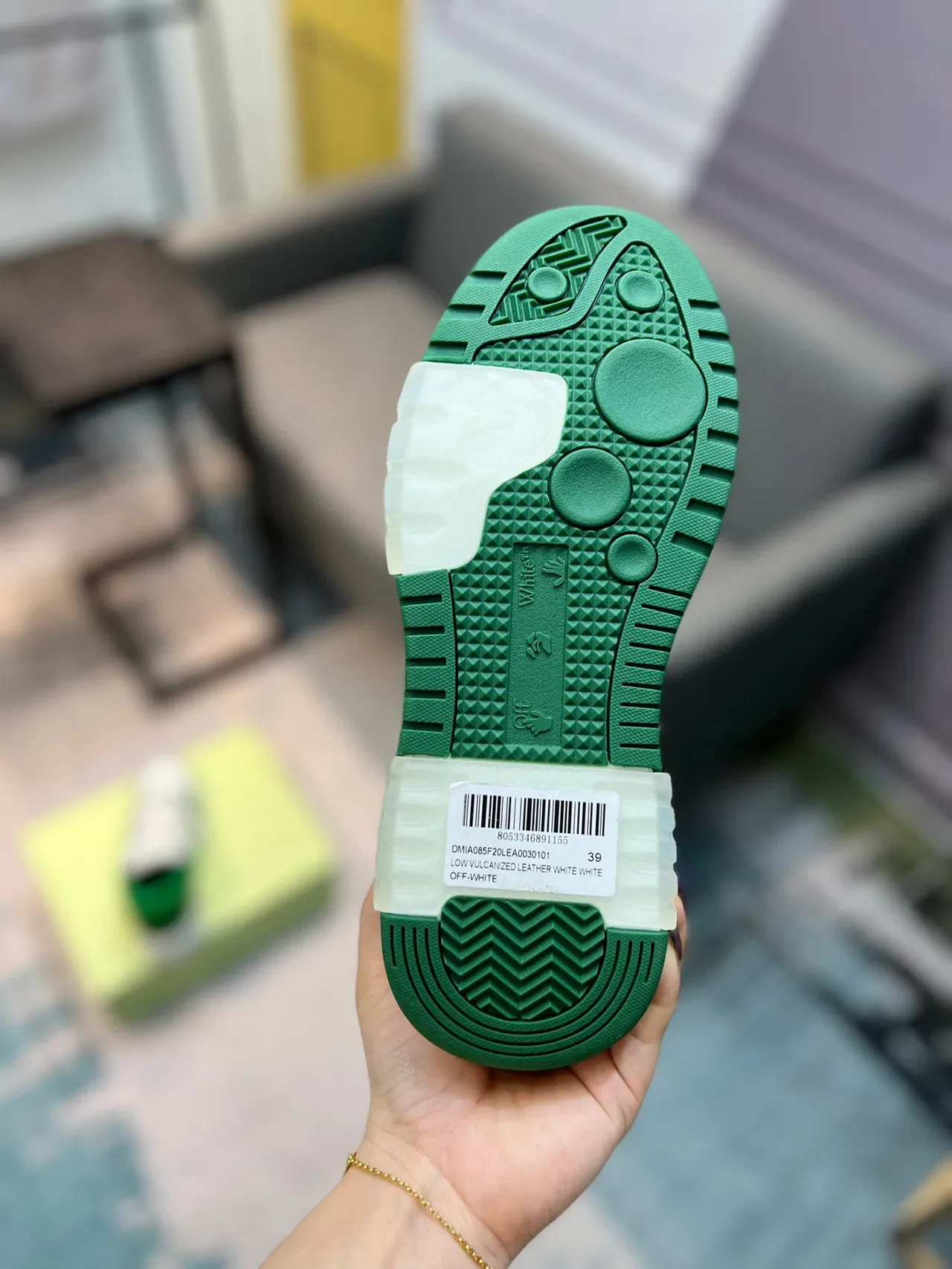 Green and White Two-Tone Low-Top Lifestyle Sneaker 9