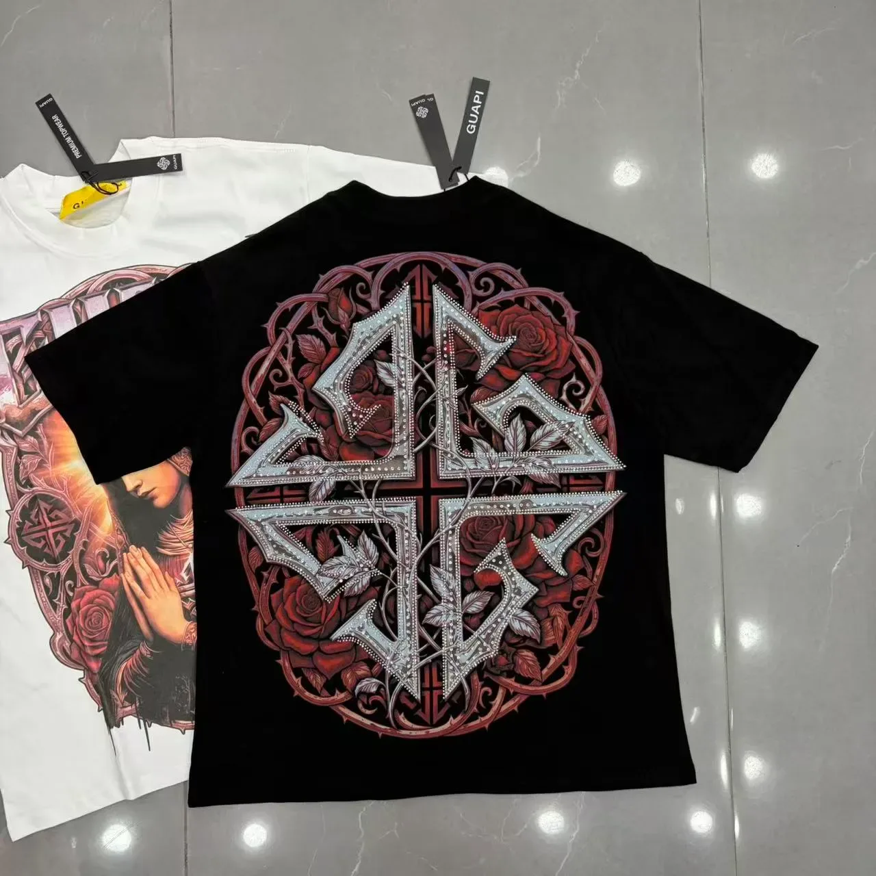 GUAPI Graphic-Print Oversized T-Shirt 2