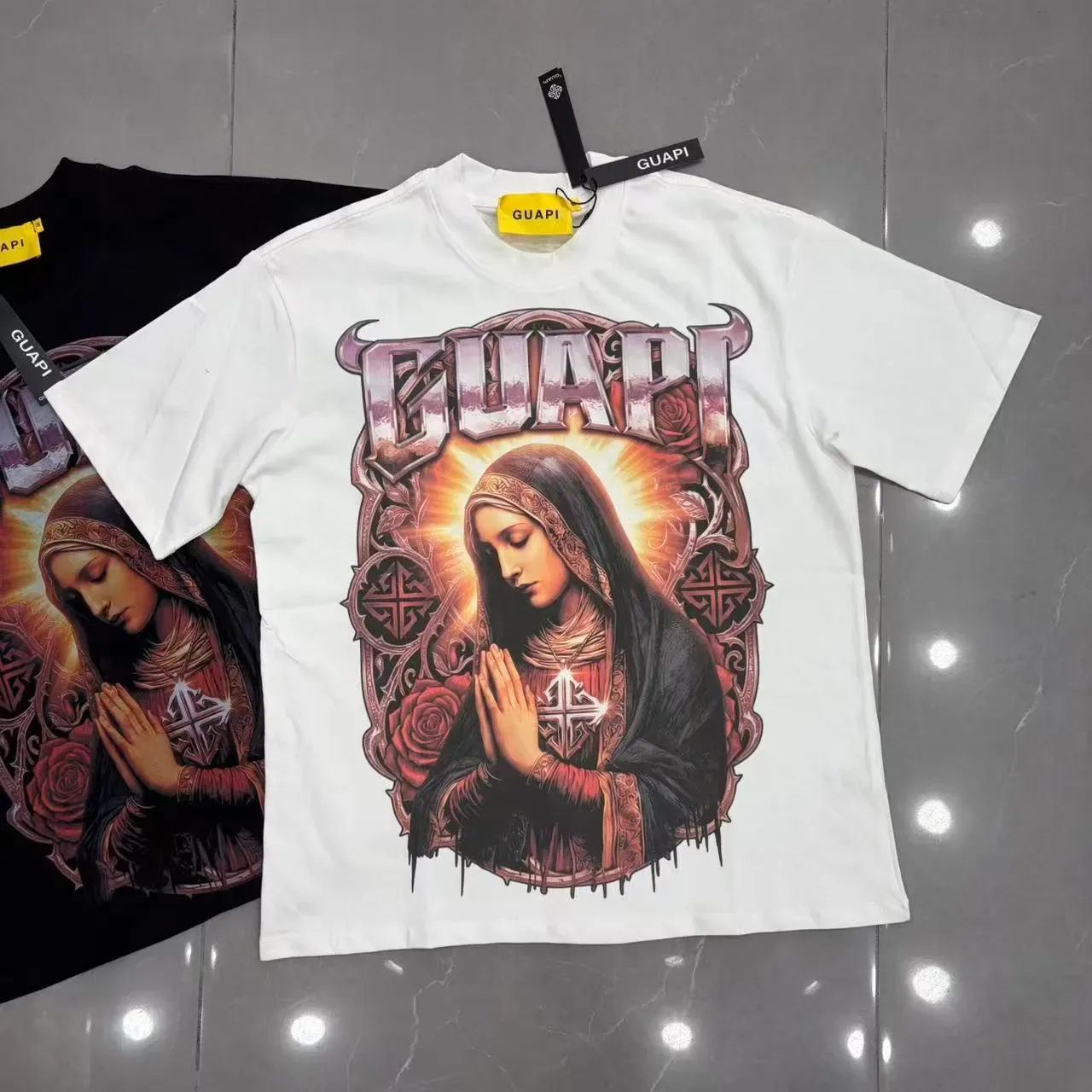 GUAPI Graphic-Print Oversized T-Shirt 3