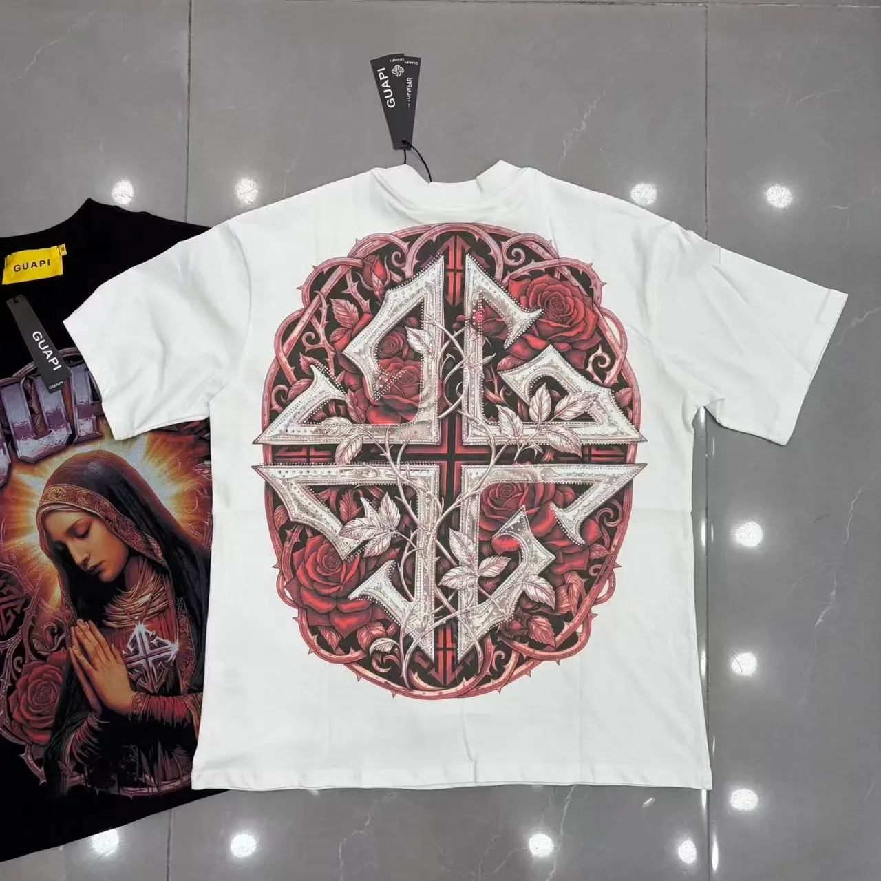 GUAPI Graphic-Print Oversized T-Shirt 4