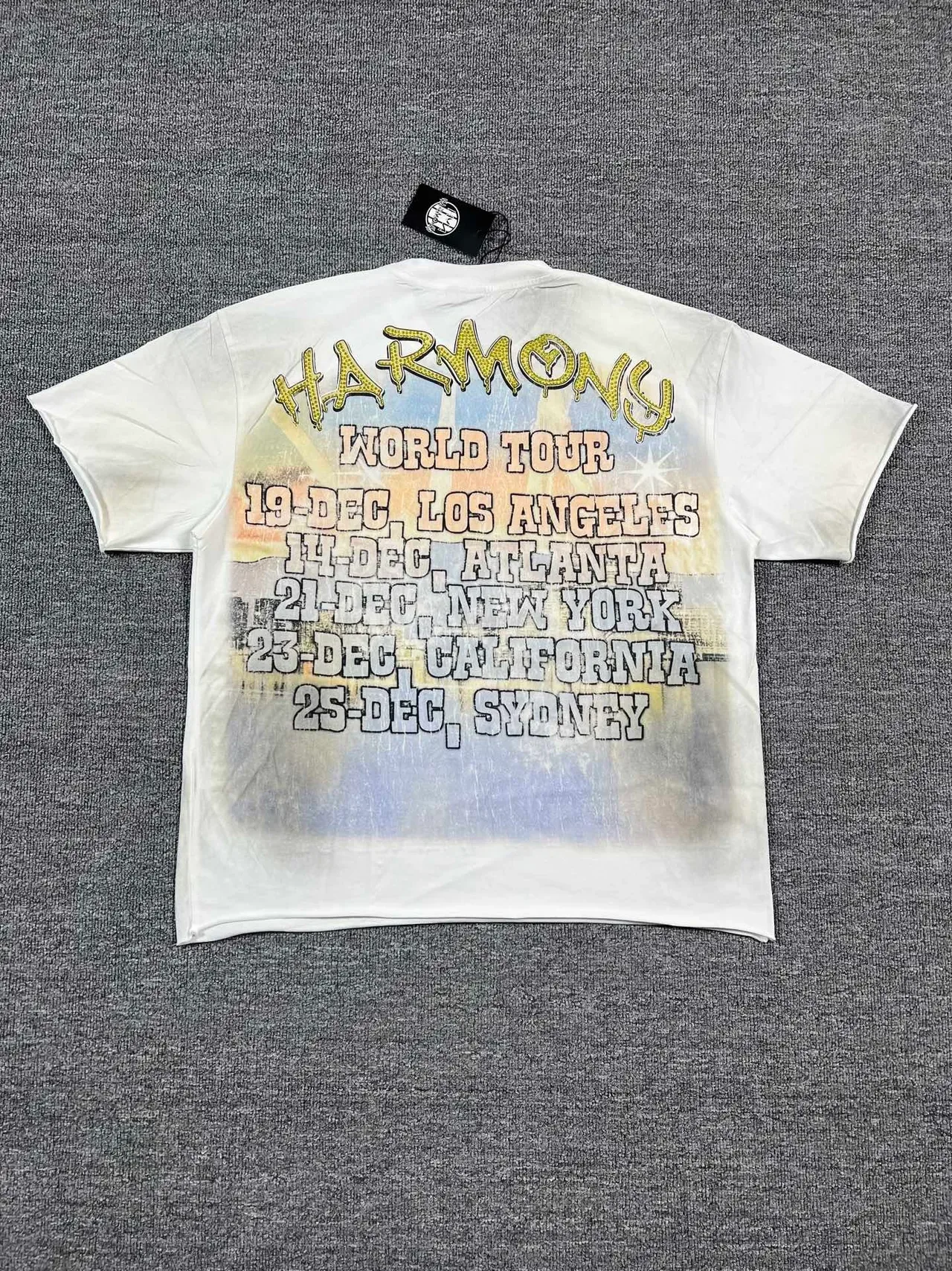Harmony Liberty Harbor Edition Distressed Graphic T-Shirt 3