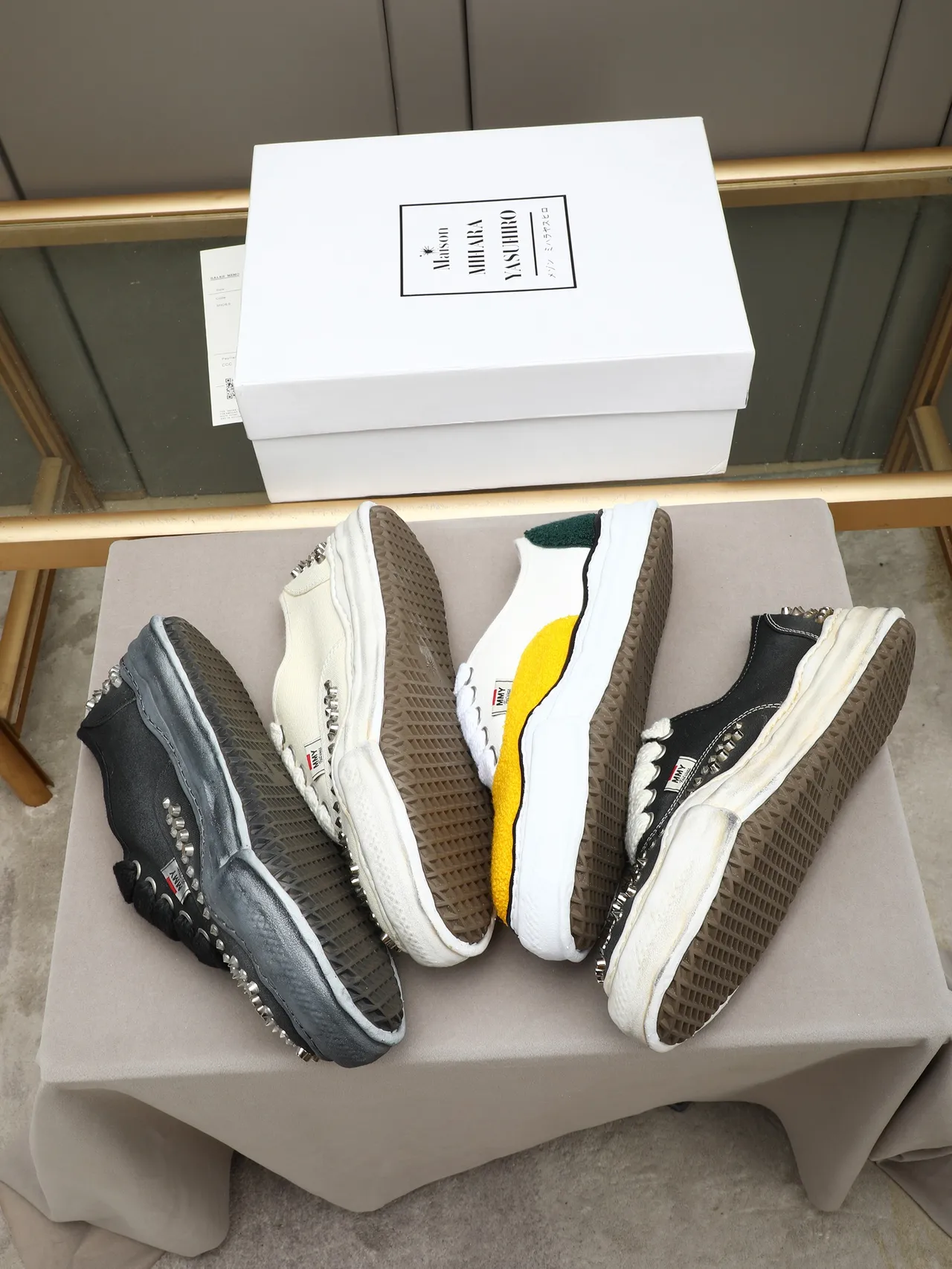 MMY Footwear Studded Canvas Lifestyle Sneaker 2