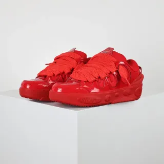 Tênis lifestyle monocolor vermelho brilhante