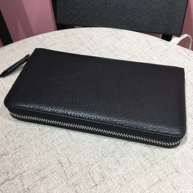 Montblanc Meisterstück Black Pebbled Leather Long Wallet 7