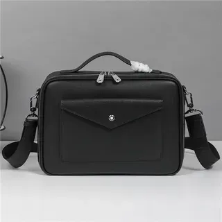 Montblanc Meisterstück Black Structured Crossbody Bag