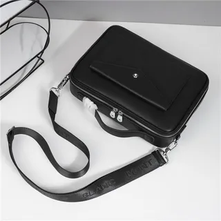 Montblanc Meisterstück Black Structured Crossbody Bag 15