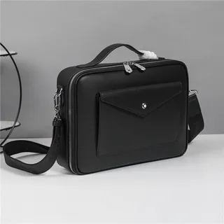 Montblanc Meisterstück Black Structured Crossbody Bag 20