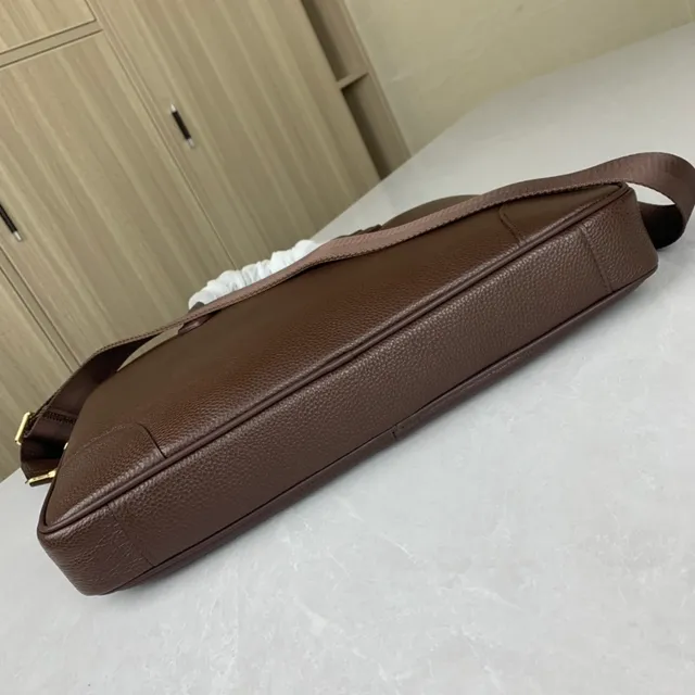 Montblanc Meisterstück Tote Marron Doré Cuir grainé Ferrures Tote Bag 5