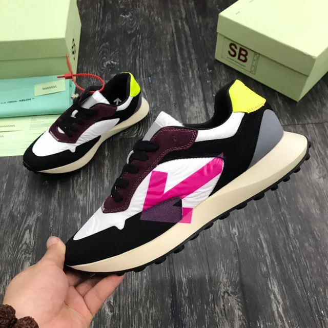 Multicolor Layered Synthetic and Suede Lifestyle Sneaker 4