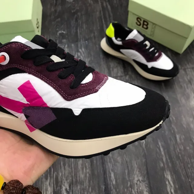 Multicolor Layered Synthetic and Suede Lifestyle Sneaker 6