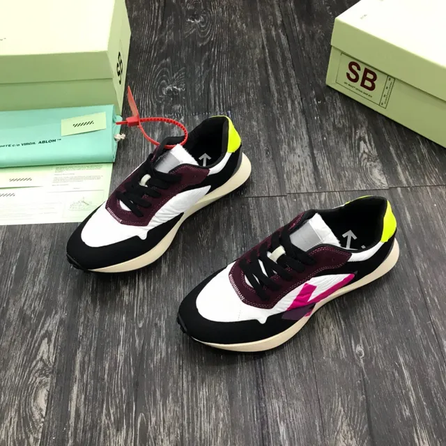 Multicolor Layered Synthetic and Suede Lifestyle Sneaker 8