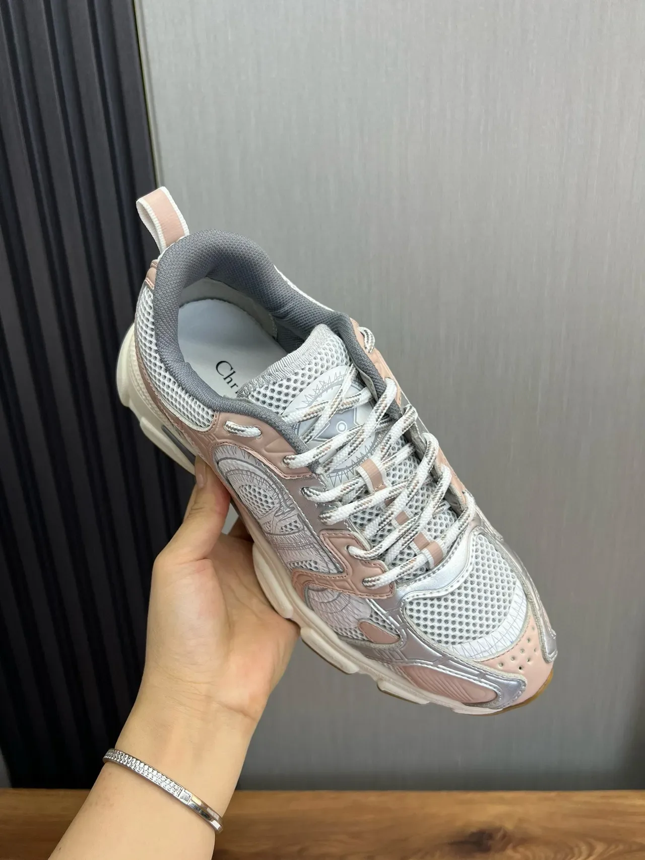 Multicolor Mesh and Synthetic Chunky Platform Sneakers 8