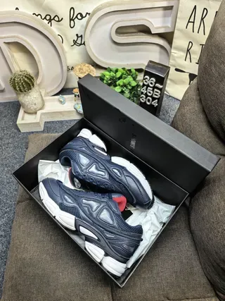 Navy Blue and Red Chunky Lifestyle Sneakers 3