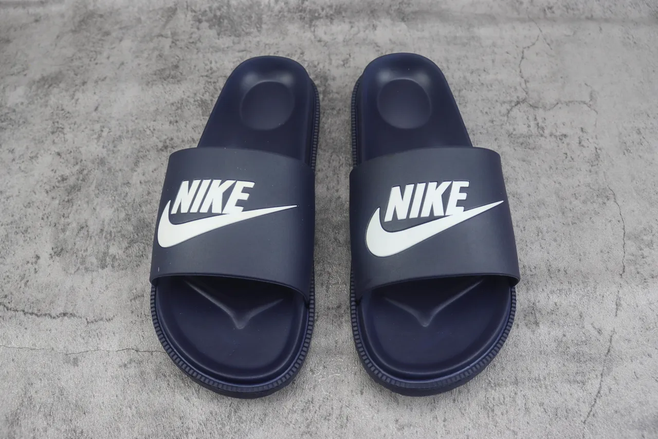 Navy Molded Rubber Slide Slipper 2